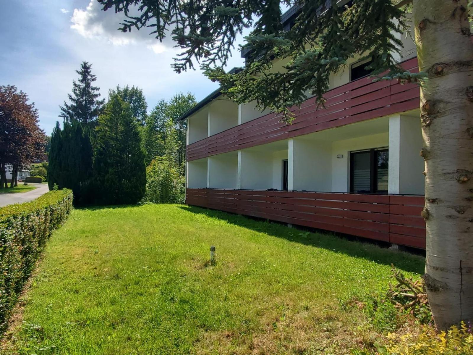 Gaestehaus Am Wald Lichtenau  Exterior foto